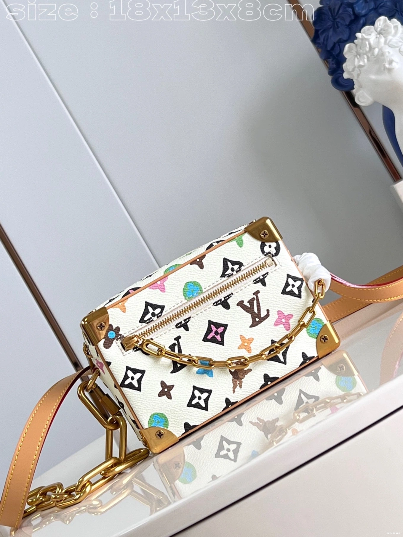 Repzbay SOFT LOUIS VUITTON TRUNK-18.5*13*8cm MINI 0722
